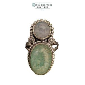 Sterling Silver Jade Ring